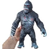 LRS Store Godzilla Vs. Kong Giant King Kong Kral Goril Eklemli Aksiyon Figür Karakter Oyuncak Büyük Boy 25 cm - KİNG KONG