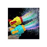 Lrs Store Işıklı Pilli Köpük Baloncuk Makinesi Tabancası Şık Tasarım Bol Köpük Süper Bubble Gun, Çok Renkli