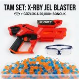 LRS Store Jel Blaster Full Otomatik Su Topu Atan Tüfek Su Boncuğu Atan Silah Kaliteli - Kırmızı