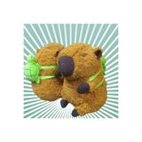 LRS STORE Kapibara Peluş Oyuncak, 20 cm, Kahve Rengi, Unisex lrs9852000365520000