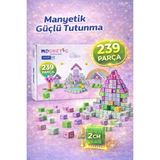LRS Store Manyetik Yapı Blokları 2cm3 Küpler Mıknatıslı – Çocuklar Için Eğitici Oyuncak Seti Minecraft Mıknatıslı Küpler - 239 PARÇA