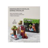 Lrs Store Manyetik Yapı Blokları 87 Parça – Çocuklar Için Eğitici Oyuncak Seti Minecraft Mıknatıslı Küpler