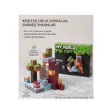 LRS STORE Manyetik Yapı Blokları, 87 Parça, Minecraft Uyumlu, 3+ Yaş, Çok Renkli
