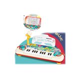 LRS STORE Multi Fonksiyon Çocuk Pianosu Mikrofonlu 24 Tuşlu Piyano, Org