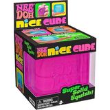 Lrs Store Nee Doh Nice Cube Squishy Stres Küpü Orijinal– Yumuşak Sıkma Oyuncağı | Anti Stres Squishy Jel Küp Mor - Pembe