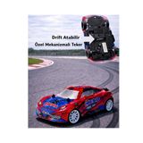 LRS STORE Örümcek Adam Arabası Drift Atan Mekanizmalı Sürtmeli Teker Oyuncak Araba 16 cm lrs985632096520