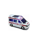 Lrs Store Oyuncak Ambulance Sesli Sirenli Işıklı Ambulans Büyük Boy 21 Cm, Çok Renkli