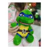Lrs Store Oyuncak Ninja Kaplumbağalar Leonardo Peluş İthal Yüksek Kalite 24 Cm Ninja Kaplumbağa Figür, Mavi
