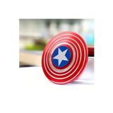 LRS STORE Premium Metal Stres Çarkı Kaptan Amerika Kalkan Figürlü Finger Spinner Kırmızı