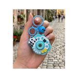 LRS STORE Projeksiyonlu Oyuncak Fotoğraf Makinesi Projektör Süper Sevimli Çatan Süs 1 Adet Yeşil