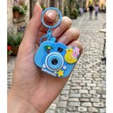 LRS Store Projeksiyonlu Oyuncak Fotoğraf Makinesi Projektör Süper Sevimli Çatan Süs - Mavi