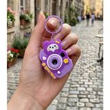 LRS Store Projeksiyonlu Oyuncak Fotoğraf Makinesi Projektör Süper Sevimli Çatan Süs - Mor