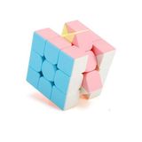 LRS STORE Rubik Küp Zeka Küpü 3x3 Pastel Renkler Eğitici Yüksek Kalite Akıl Küpü