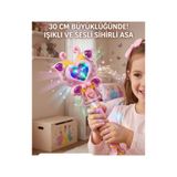 LRS STORE Sesli Işıklı Sihirli Prenses Elsa Asası 29 CM – Müzikli Işıklı Oyuncak Asa Kız Çocuk Oyuncağı