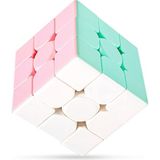 LRS Store Speed Cupe Rubik Küp Zeka Küpü 3x3 Pastel Renkler Hız Küpü,fidget Oyuncak Seyahat Zeka Oyunu