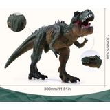 LRS Store T-Rex Süper Gerçekçi Dinazor Trex Figür 30 cm Kapanıp Açılabilen Ağız Hediye Oyuncak Dinozor - 381 Haki