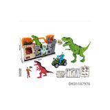 Lrs Store Taşınabilir Çantalı Dinazor Seti Yüksek Kalite Dinazor T-rex Raptor Jurrasic Oyun Seti, Çok Renkli