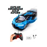 LRS STORE Uzaktan Kumandalı Araba Bugatti Chiron Kapıları Kumandadan Açılıp Kapanır Işıklı 27 Cm