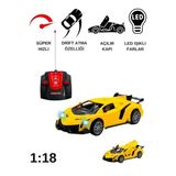 LRS STORE Uzaktan Kumandalı Şarjlı Araba Kapısı ve Bagajı Açılır Lamborghini 1:18