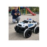 LRS STORE Uzaktan Kumandalı Şarjlı Araba Oyuncak Polis Arabası Farları Işıklı Büyük Boy Jeep