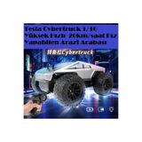 LRS STORE Uzaktan Kumandalı Şarjlı Araba Tesla Cybertruck 20 km Hız Yapabilen Arazi Aracı 1:16 Offroad