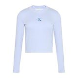 LS MONOLOGO BABY TEE Kadın Mavi Uzun Kollu T-Shirt