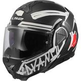 Ls2 Advant 2 Tape Mat Çene Açılır Kask - 2XL - Mat Siyah