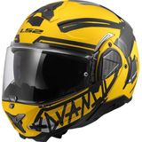 Ls2 Advant 2 Tape Mat Sarı-Siyah Çene Açılır Motosiklet Kaskı
