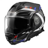 Ls2 Advant X Karbon Future Beyaz-Mavı-Kırmızı Kask