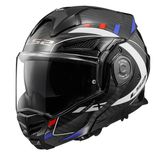 LS2 Advant X Karbon Future Çene Açılır Siyah Motosiklet Kaskı