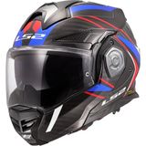 Ls2 Advant x Karbon Future Iı Beyaz-Mavi Kask - XL - Beyaz - Mavi - Kırmızı