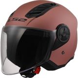 LS2 Airflow 2 Açık Motosiklet Kaskı Polikarbon Dış Kabuk Konforlu İç Pedler 1250 gr - XS - Rose