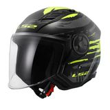 Ls2 Airflow 2 Brush Açık Motor Kaskı