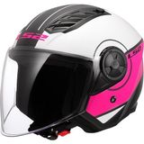 Ls2 Airflow 2 Cover Açık Kask (Beyaz-Pembe) - Tek Renk
