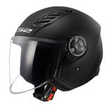 LS2 Airflow 2 Mat Siyah Motorsiklet Kaskı