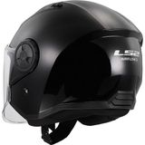 Ls2 Airflow 2 Motosiklet Açık Kask Ece 22.06 Sertifikalı - 2XL - Siyah