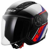Ls2 Airflow 2 Rush Beyaz Açık Motosiklet Kaskı Hafif ve Rahat Kullanım Özellikleriyle