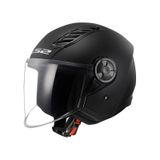 Ls2 Airflow 2 Yarım Kask Mat Siyah XL