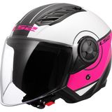 Ls2 Airflow Cover Beyaz-Pembe Açık Motosiklet Kaskı