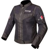 LS2 Blade Aır Kadın Mont Aşınmaya Dayanıklı Mat Siyah-Kırmızı Polyester Malzeme - Mat Siyah - Kırmızı