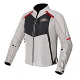 LS2 BREEZE KADIN MONTU GRİ-SİYAH-KIRMIZI
