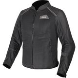 LS2 Breeze Yazlık Motosiklet Montu Siyah Nefes Alabilir Polyester Malzeme ile M Beden