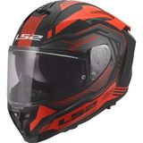 Ls2 Challenger 2 Dravıx Mat Kırmızı Fullface Motosiklet Kaskı - 2XL