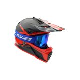 LS2 Charger Goggles Mavi Kros Motosiklet Gözlüğü