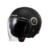 Ls2 Classy Açık Motosiklet Kaskı Mat Siyah XS