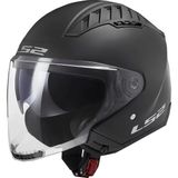 Ls2 Copter 2 Mat Siyah Kask (Güneş Vizörlü) - XL