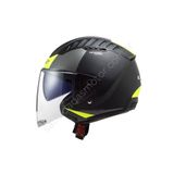 Ls2 Copter 2 Urbane Açık Kask Neon Sarı - Mat Siyah