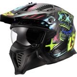 Ls2 Drıfter Rayz Siyah-Mavi Kask - XXL - Çok Renkli