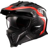 Ls2 Drıfter Trıalıty Kırmızı Kask - XL - Çok Renkli