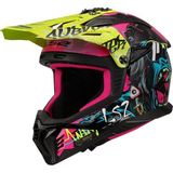 Ls2 Fast 2 Gorılla Mor-Neon Sarı Kask - XL - Çok Renkli